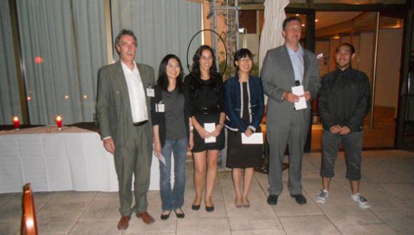 עדי נאור-פומרנץ, דוקטורנטית (מסלול ישיר) של פרופ' נעם אליעז ושל פרופ' אליעזר גלעדי מביה"ס לכימיה, זוכה במקום שלישי בתחרות הפוסטרים בכנס EMNT2010, שנערך בריביירה הצרפתית 