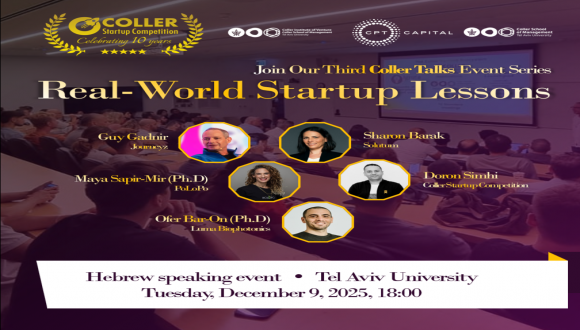 Coller Talks Event Series #3